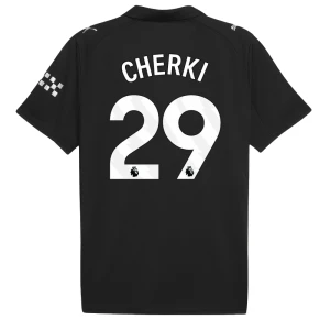 Maglia Calcio Manchester City 2025-26 Cherki #29 Trasferta Uomo