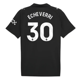 Maglia Calcio Manchester City 2025-26 Echeverri #30 Trasferta Uomo
