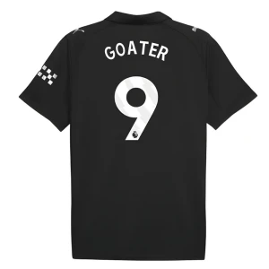 Maglia Calcio Manchester City 2025-26 Goater #9 Trasferta Uomo