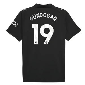 Maglia Calcio Manchester City 2025-26 Gundogan #19 Trasferta Uomo