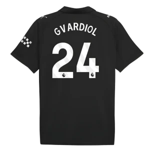 Maglia Calcio Manchester City 2025-26 Josko Gvardiol #24 Trasferta Uomo