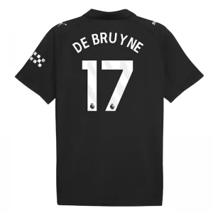 Maglia Calcio Manchester City 2025-26 Kevin De Bruyne #17 Trasferta Uomo