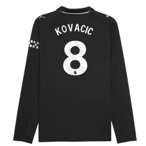 Maglia Calcio Manchester City 2025-26 Kovacic #8 Trasferta Uomo Manica Lunga