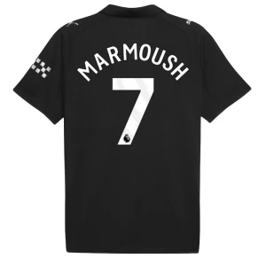 Maglia Calcio Manchester City 2025-26 Marmoush #7 Trasferta Uomo