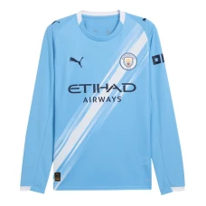 Maglia Calcio Manchester City 2025-26 Prima Uomo Manica Lunga