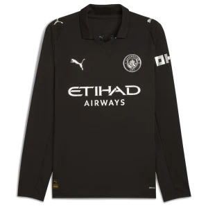 Maglia Calcio Manchester City 2025-26 Trasferta Uomo Manica Lunga
