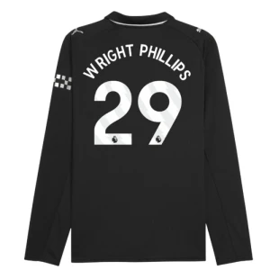 Maglia Calcio Manchester City 2025-26 Wright Phillips #29 Trasferta Uomo Manica Lunga