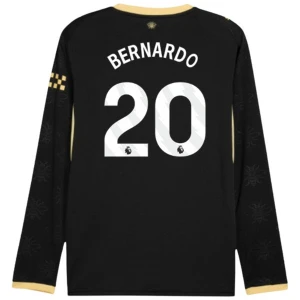 Maglia Calcio Manchester City 2026-27 Bernardo Silva #20 Trasferta Uomo Manica Lunga