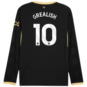 Maglia Calcio Manchester City 2026-27 Jack Grealish #10 Trasferta Uomo Manica Lunga