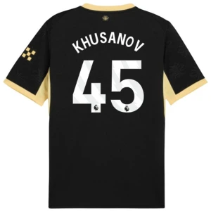 Maglia Calcio Manchester City 2026-27 Khusanov #45 Trasferta Uomo