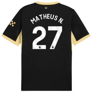 Maglia Calcio Manchester City 2026-27 Matheus N. #27 Trasferta Uomo