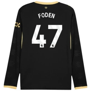 Maglia Calcio Manchester City 2026-27 Phil Foden #47 Trasferta Uomo Manica Lunga