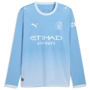 Maglia Calcio Manchester City 2026-27 Prima Uomo Manica Lunga