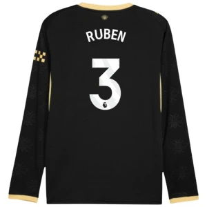 Maglia Calcio Manchester City 2026-27 Ruben #3 Trasferta Uomo Manica Lunga