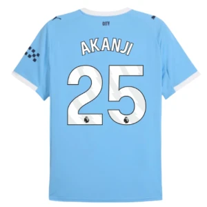 Maglia Calcio Manchester City Akanji #25 2025-26 Prima Uomo