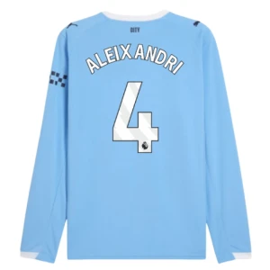 Maglia Calcio Manchester City Aleixandri #4 2025-26 Prima Uomo Manica Lunga