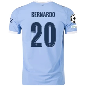 Maglia Calcio Manchester City Bernardo Silva #20 2025-26 Champions League Prima Uomo