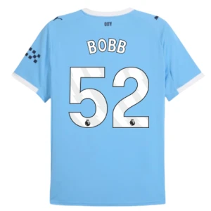 Maglia Calcio Manchester City Bobb #52 2025-26 Prima Uomo