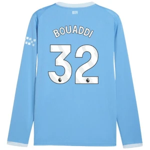 Maglia Calcio Manchester City Bouaddi #32 2026-27 Prima Uomo Manica Lunga