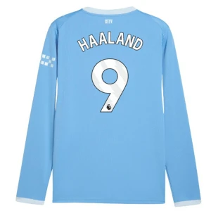 Maglia Calcio Manchester City Erling Haaland #9 2026-27 Prima Uomo Manica Lunga
