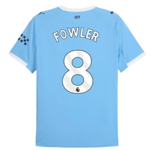 Maglia Calcio Manchester City Fowler #8 2025-26 Prima Uomo