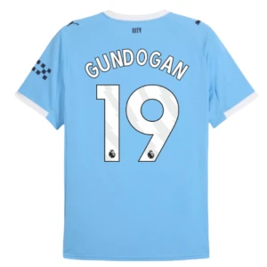Maglia Calcio Manchester City Gundogan #19 2025-26 Prima Uomo