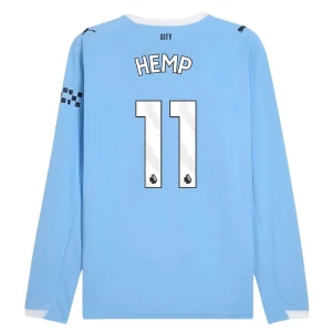 Maglia Calcio Manchester City Hemp #11 2025-26 Prima Uomo Manica Lunga