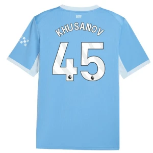 Maglia Calcio Manchester City Khusanov #45 2026-27 Prima Uomo