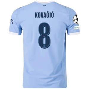 Maglia Calcio Manchester City Kovacic #8 2025-26 Champions League Prima Uomo