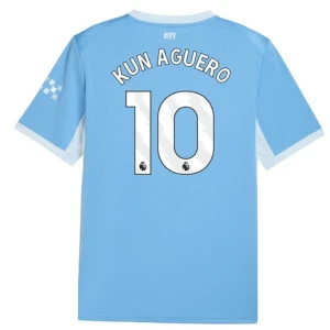 Maglia Calcio Manchester City Kun Aguero #10 2026-27 Prima Uomo