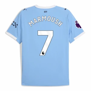 Maglia Calcio Manchester City Marmoush #7 2025-26 Prima Uomo