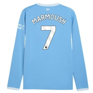 Maglia Calcio Manchester City Marmoush #7 2026-27 Prima Uomo Manica Lunga