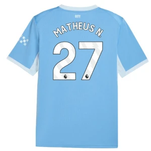 Maglia Calcio Manchester City Matheus N. #27 2026-27 Prima Uomo