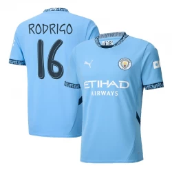 Maglia Calcio Manchester City Rodrigo #16 2024-25 UCL Prima Uomo