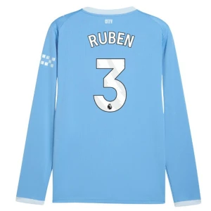Maglia Calcio Manchester City Ruben #3 2026-27 Prima Uomo Manica Lunga
