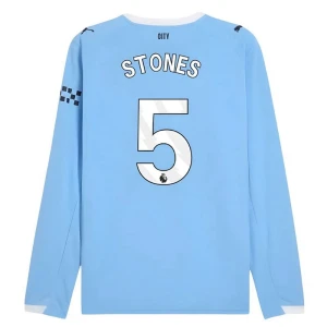 Maglia Calcio Manchester City Stones #5 2025-26 Prima Uomo Manica Lunga