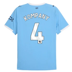 Maglia Calcio Manchester City Vincent Kompany #4 2025-26 Prima Uomo