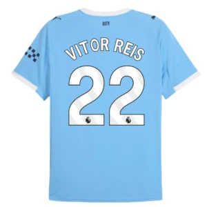 Maglia Calcio Manchester City Vitor Reis #22 2025-26 Prima Uomo