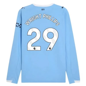 Maglia Calcio Manchester City Wright Phillips #29 2025-26 Prima Uomo Manica Lunga