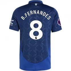 Maglia Calcio Manchester United 2024-25 Bruno Fernandes #8 Trasferta Uomo