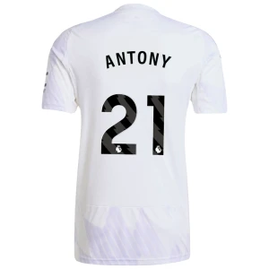 Maglia Calcio Manchester United 2025-26 Antony #21 Trasferta Uomo