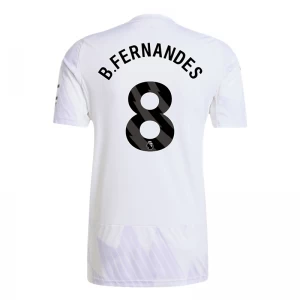 Maglia Calcio Manchester United 2025-26 Bruno Fernandes #8 Trasferta Uomo