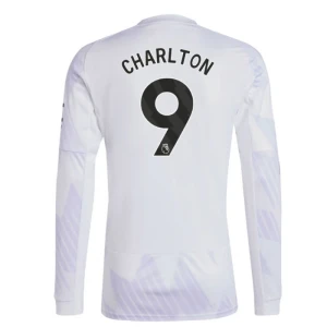 Maglia Calcio Manchester United 2025-26 Charlton #9 Trasferta Uomo Manica Lunga
