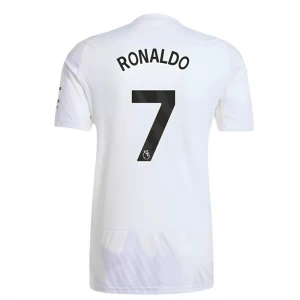 Maglia Calcio Manchester United 2025-26 Cristiano Ronaldo #7 Trasferta Uomo