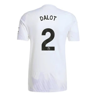 Maglia Calcio Manchester United 2025-26 Dalot #2 Trasferta Uomo