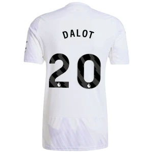 Maglia Calcio Manchester United 2025-26 Dalot #20 Trasferta Uomo