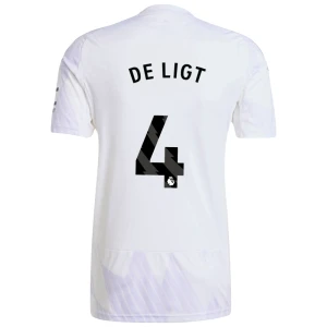 Maglia Calcio Manchester United 2025-26 De Ligt #4 Trasferta Uomo