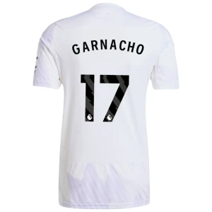 Maglia Calcio Manchester United 2025-26 Garnacho #17 Trasferta Uomo