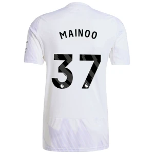 Maglia Calcio Manchester United 2025-26 Kobbie Mainoo #37 Trasferta Uomo