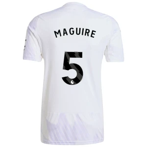 Maglia Calcio Manchester United 2025-26 Maguire #5 Trasferta Uomo